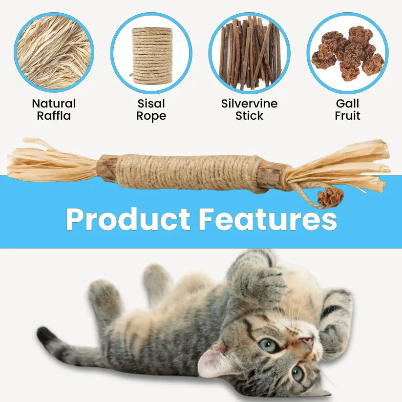 AquaPurr Natural Silvervine Dental Sticks