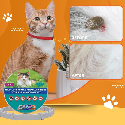 PurrSafe™ - 8 Months Flea & Tick Collar for Cats