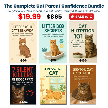 Combo 6 Ebooks - The Complete Cat Parent Confidence Bundle